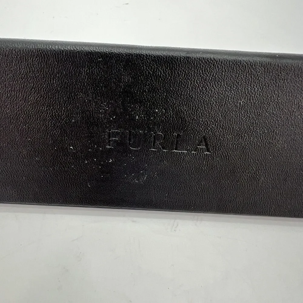 Furla Triangular Eyeglass Case Only Black
